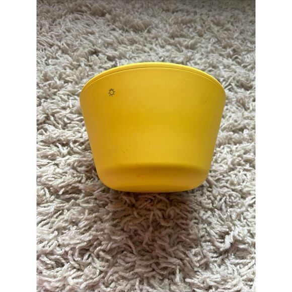 Heny Preutz Ikea Yellow Rubber Stolpa Silent Clock, Illuminates - Picture 4 of 8